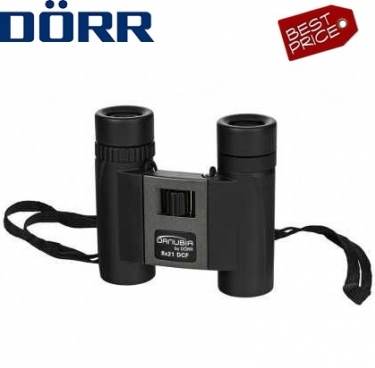 Dorr Danubia 40 8x21 Black and Grey Pocket Binoculars